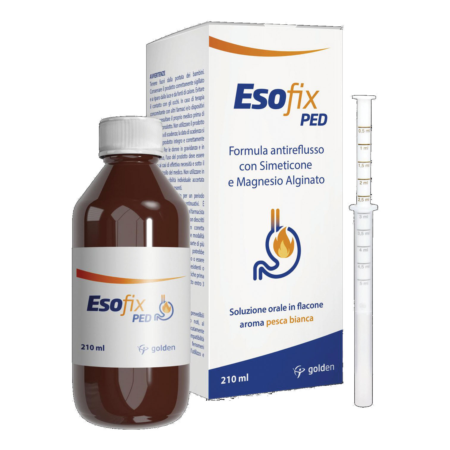 Esofix Ped Soluzione 210ml - Dispositivo Medico per Apparato Gastrointestinale Bambini